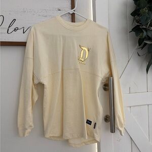 Cream & Gold Glitter DisneyLand Spirit Jersey
